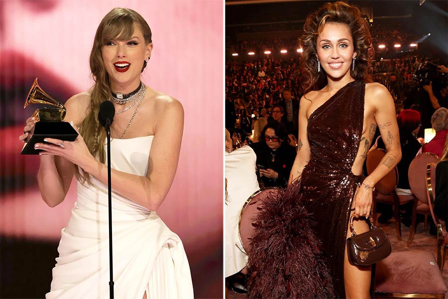Taylor Swift y Miley Cyrus Brillan en los 66.º Grammy con Históricos Triunfos
