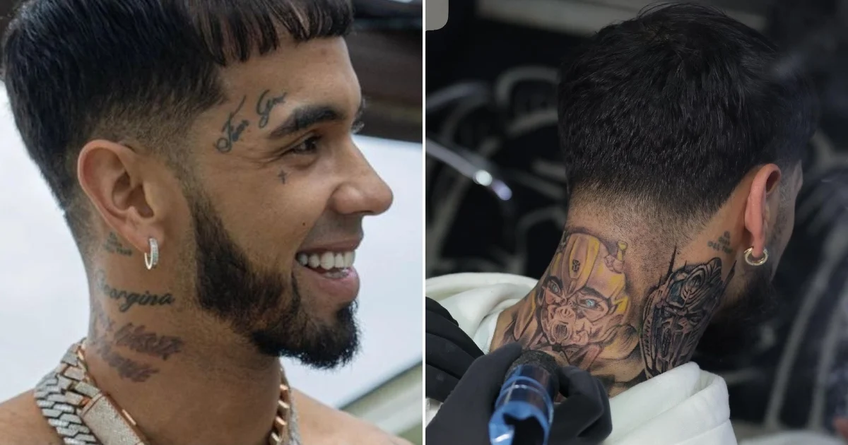 Anuel AA transforma sus tatuajes en símbolos: ¡Adiós a Yailin y Karol G!