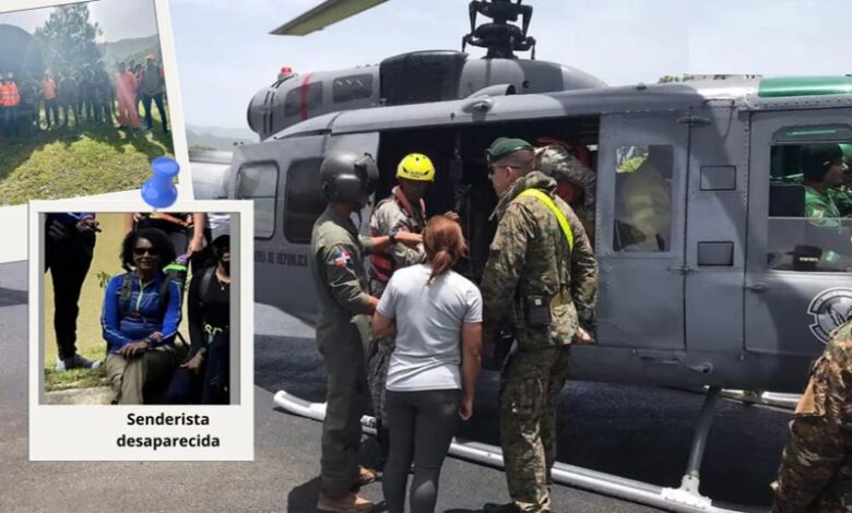 Continúa búsqueda de mujer desaparecida en Monseñor Nouel con drones y unidades caninas