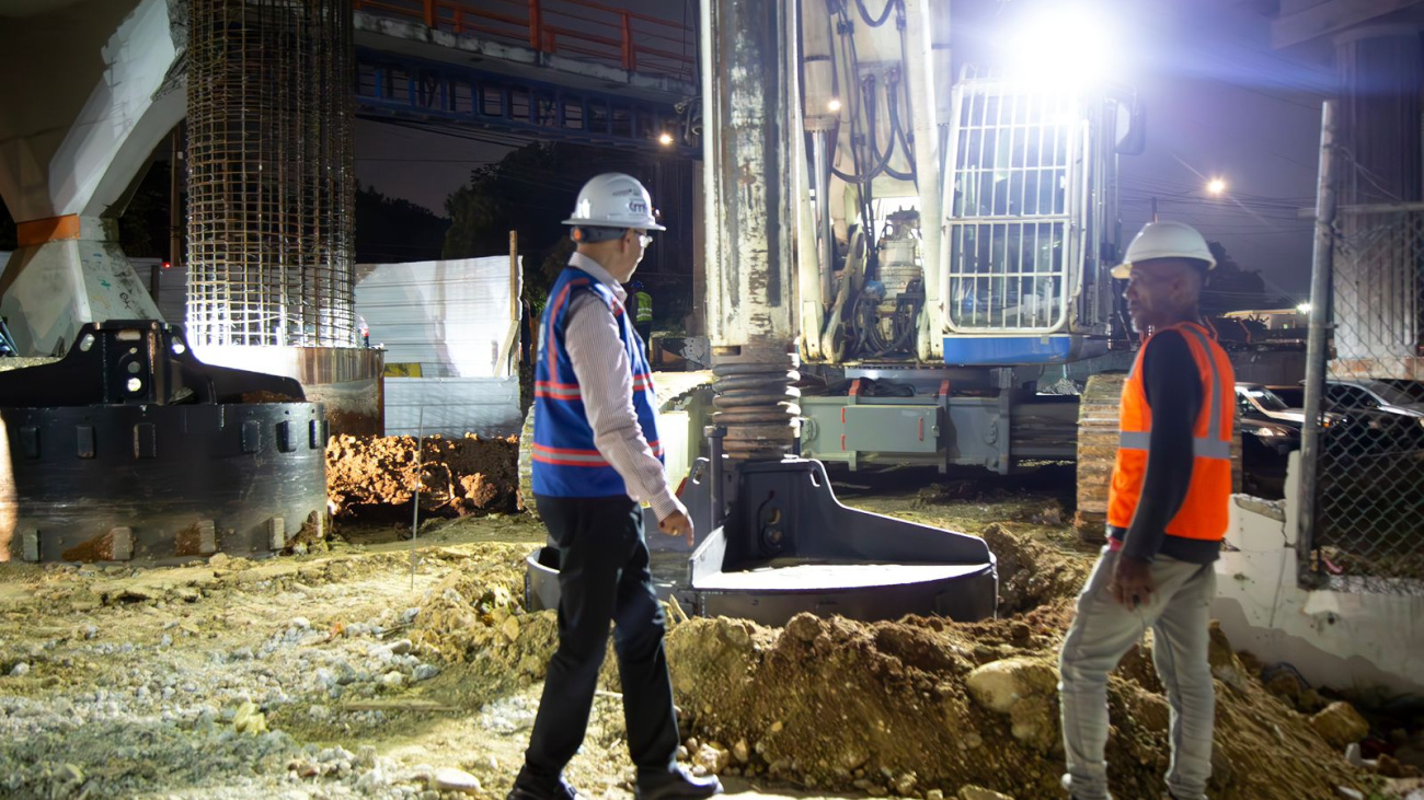 Avance del 92.3% en Línea 2C del Metro de Santo Domingo