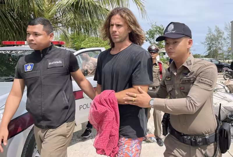 Daniel Sancho, condenado a cadena perpetua por asesinato premeditado en Tailandia