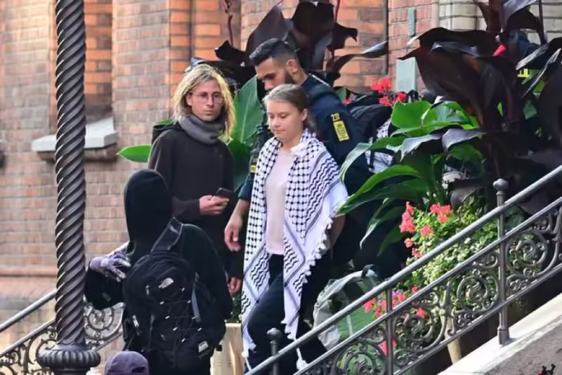 Greta Thunberg Detenida en Copenhague Durante Protesta Contra la Ocupación Israelí
