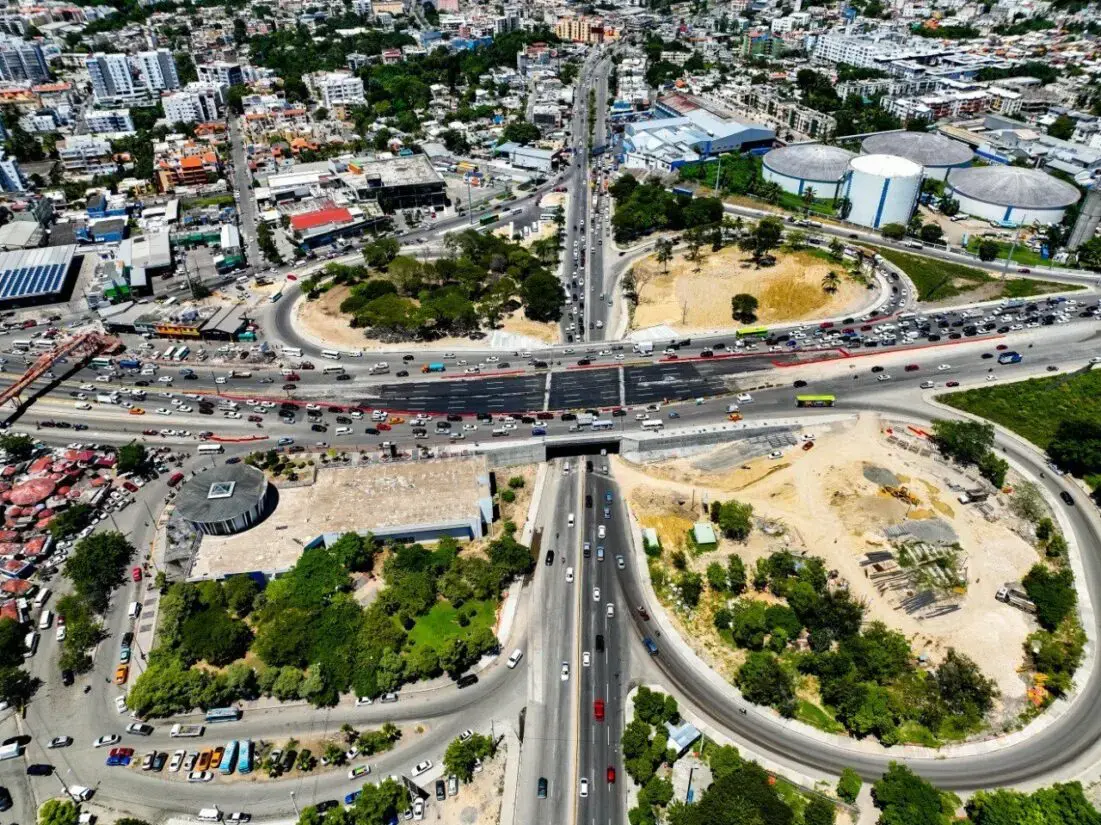 Habilitan seis nuevos carriles en la Autopista Duarte para mejorar el tráfico en el kilómetro 9