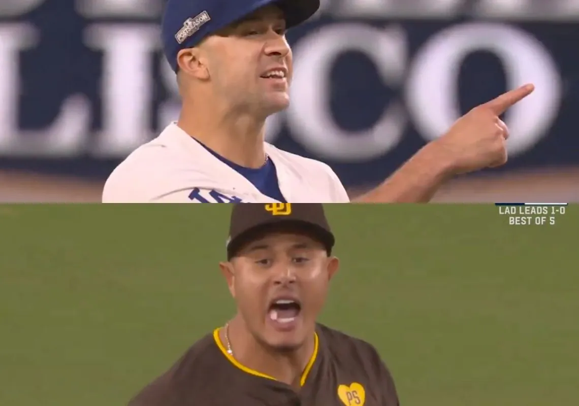 Tensión en el Dodger Stadium: Jack Flaherty y Manny Machado protagonizan altercado en pleno juego