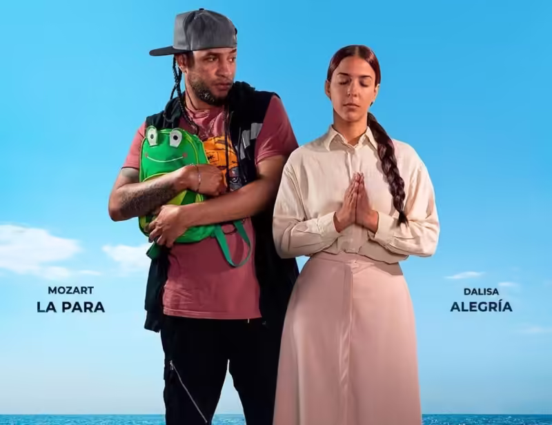 Mozart La Para y Dalisa Alegría debutan juntos en la gran pantalla con la película «El Tiburón»