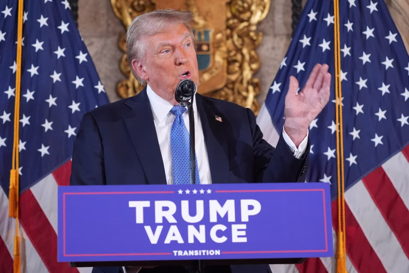 Trump se pronuncia sobre indulto a Eric Adams y critica venta de material para el muro fronterizo