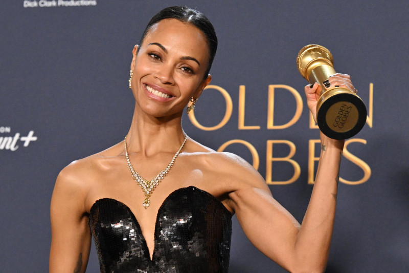 ‘Emilia Pérez’ arrasa en los Globos de Oro y Zoe Saldaña hace historia
