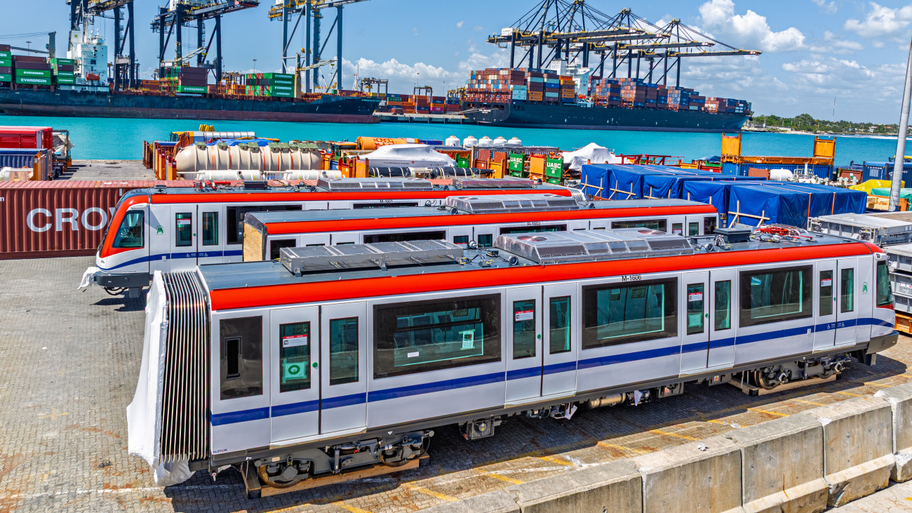 Opret recibe nuevo lote de vagones para la expansión del Metro de Santo Domingo