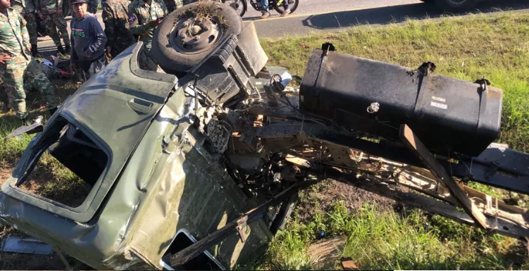 Tragedia en Monseñor Nouel: Accidente Múltiple Cobra Vidas de Militares y Deja Heridos